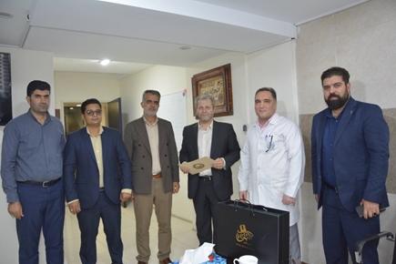  دیدار و تجلیل از آزاده سرافراز؛ دکتر مهرداد دیانتی به مناسبت روز پزشک 